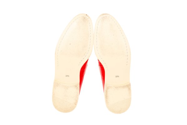COMME des GARCONS Patent Loafer Red/Pink Size 22.5CM
