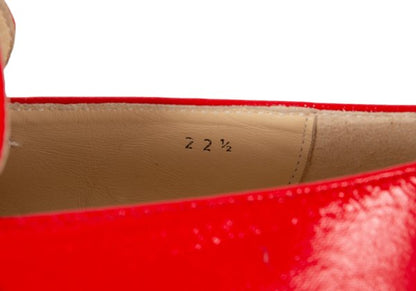 COMME des GARCONS Patent Loafer Red/Pink Size 22.5CM