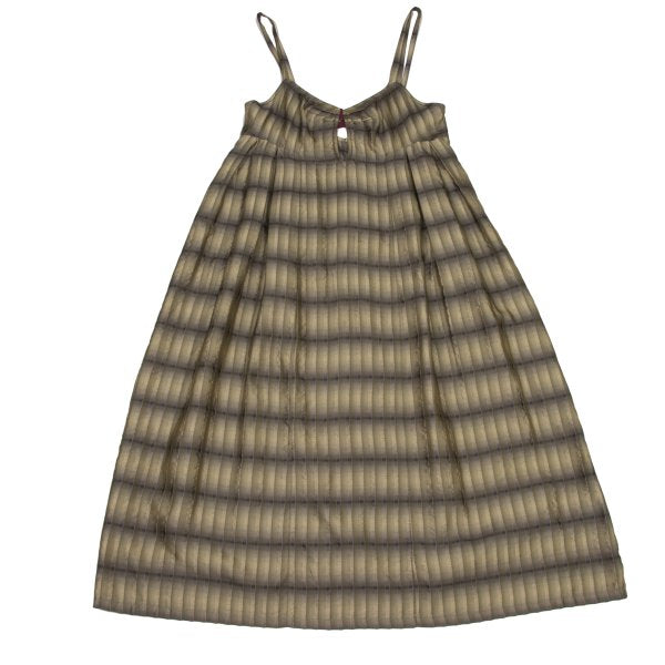 DRIES VAN NOTEN Silk Jacquard Cami Dress Beige Size 38