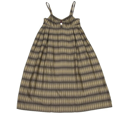 DRIES VAN NOTEN Silk Jacquard Cami Dress Beige Size 38