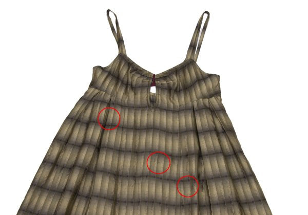 DRIES VAN NOTEN Silk Jacquard Cami Dress Beige Size 38