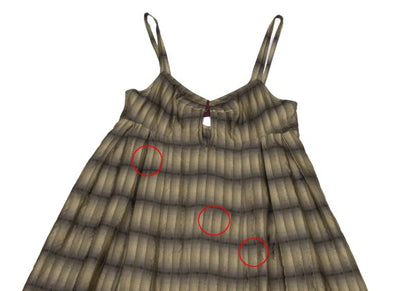 DRIES VAN NOTEN Silk Jacquard Cami Dress Beige Size 38
