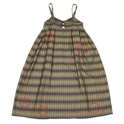 DRIES VAN NOTEN Silk Jacquard Cami Dress Beige Size 38