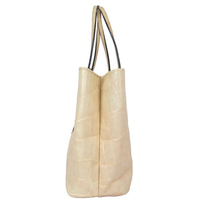 10 Corso Como Croco Embossed Bag Beige