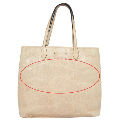 10 Corso Como Croco Embossed Bag Beige
