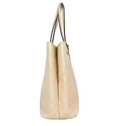 10 Corso Como Croco Embossed Bag Beige