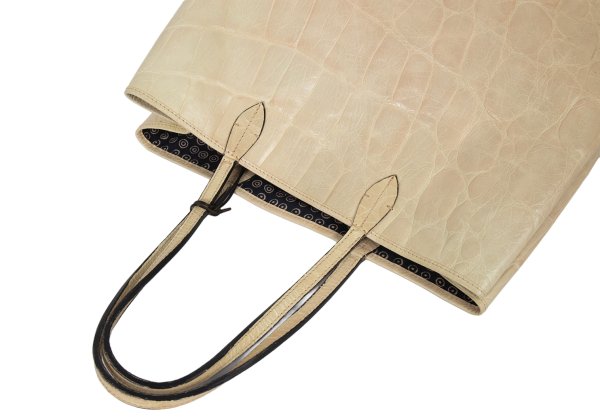 10 Corso Como Croco Embossed Bag Beige