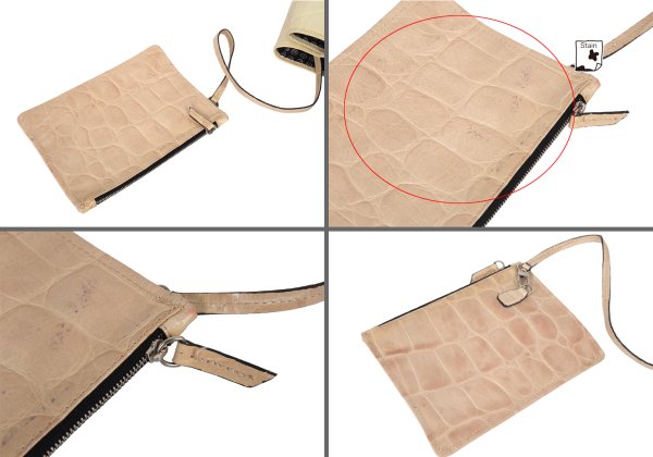 10 Corso Como Croco Embossed Bag Beige