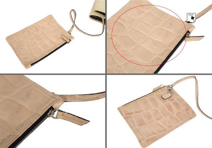 10 Corso Como Croco Embossed Bag Beige