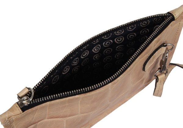 10 Corso Como Croco Embossed Bag Beige