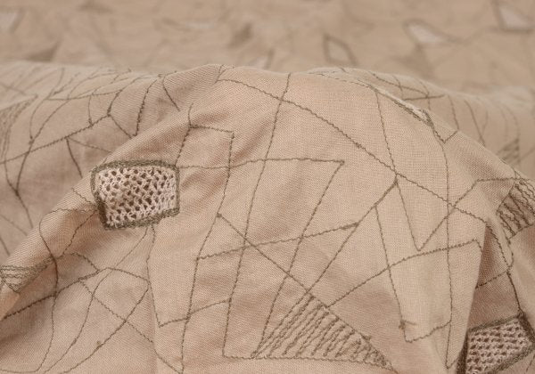 ISSEY MIYAKE HaaT Geometric Embroidered Shirt Jacket Size 2