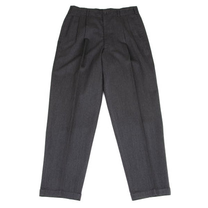 COMME des GARCONS HOMME 80s Wool Two-Tuck Pants Gray Size L