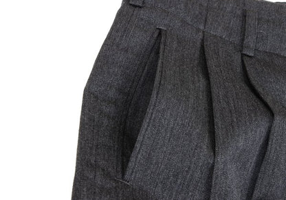 COMME des GARCONS HOMME 80s Wool Two-Tuck Pants Gray Size L