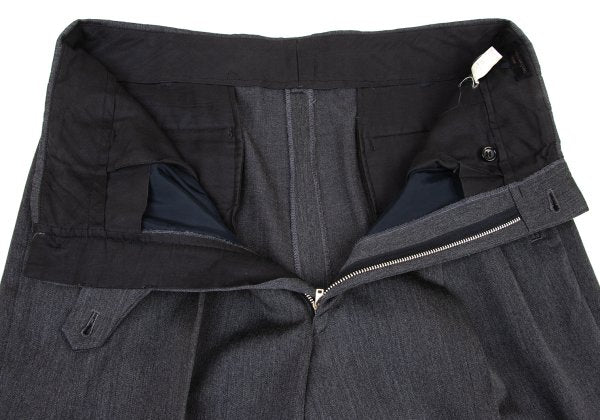 COMME des GARCONS HOMME 80s Wool Two-Tuck Pants Gray Size L