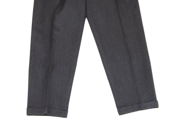 COMME des GARCONS HOMME 80s Wool Two-Tuck Pants Gray Size L