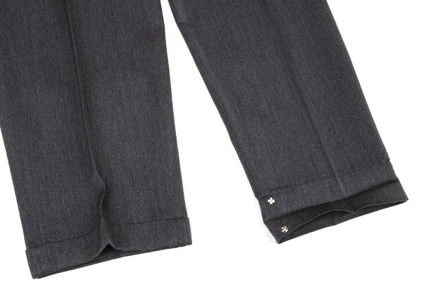 COMME des GARCONS HOMME 80s Wool Two-Tuck Pants Gray Size L
