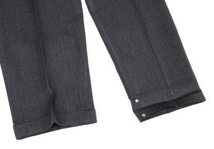 COMME des GARCONS HOMME 80s Wool Two-Tuck Pants Gray Size L