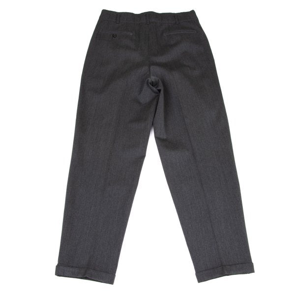 COMME des GARCONS HOMME 80s Wool Two-Tuck Pants Gray Size L