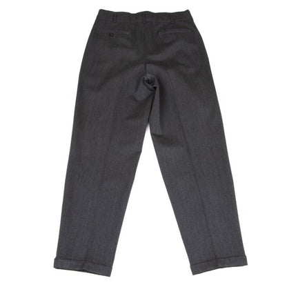 COMME des GARCONS HOMME 80s Wool Two-Tuck Pants Gray Size L