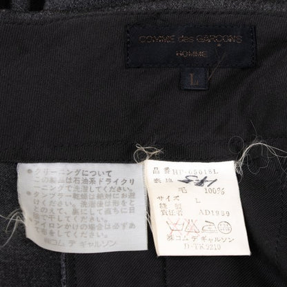 COMME des GARCONS HOMME 80s Wool Two-Tuck Pants Gray Size L
