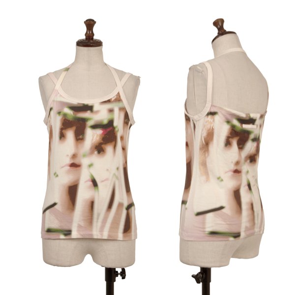 JPG by GAULTIER Cotton Graphic Print Camisole Multi Size 40