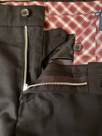 COMME des GARÇONS HOMME AW14 Wool Slim Trousers Black Size S