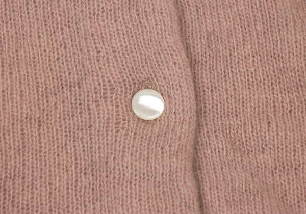 TSUMORI CHISATO Wool Floral Sequin Cardigan Pink Size M
