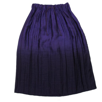 ISSEY MIYAKE FETE Poly Blend Gradation Skirt Purple Size 2