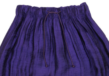 ISSEY MIYAKE FETE Poly Blend Gradation Skirt Purple Size 2