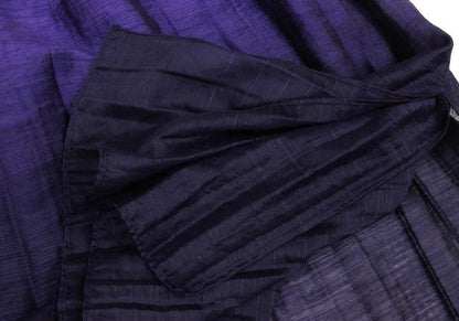 ISSEY MIYAKE FETE Poly Blend Gradation Skirt Purple Size 2