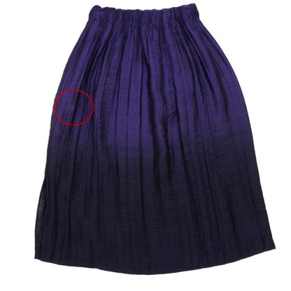 ISSEY MIYAKE FETE Poly Blend Gradation Skirt Purple Size 2