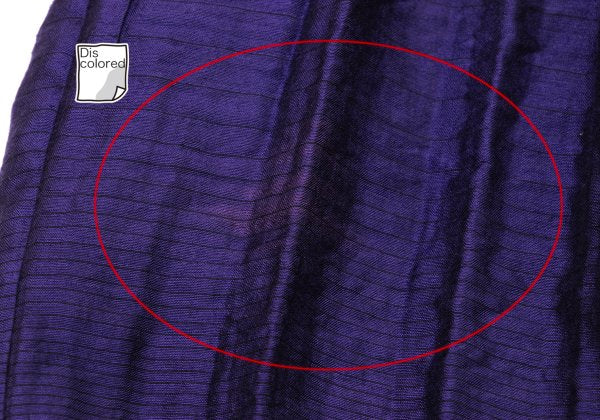ISSEY MIYAKE FETE Poly Blend Gradation Skirt Purple Size 2