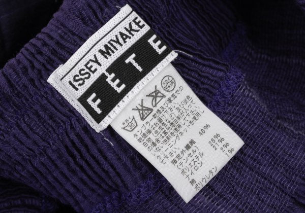 ISSEY MIYAKE FETE Poly Blend Gradation Skirt Purple Size 2