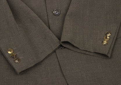 ISSEY MIYAKE MEN Wool Rayon Mao Collar Jacket Mocha Size M