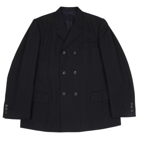 Y's for men Wool Gabardine Double Jacket Black Size 3