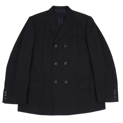 Y's for men Wool Gabardine Double Jacket Black Size 3