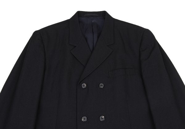 Y's for men Wool Gabardine Double Jacket Black Size 3