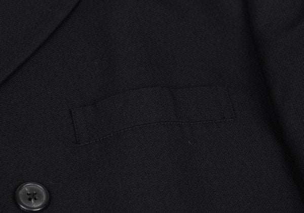 Y's for men Wool Gabardine Double Jacket Black Size 3