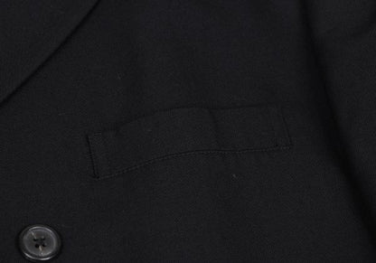 Y's for men Wool Gabardine Double Jacket Black Size 3