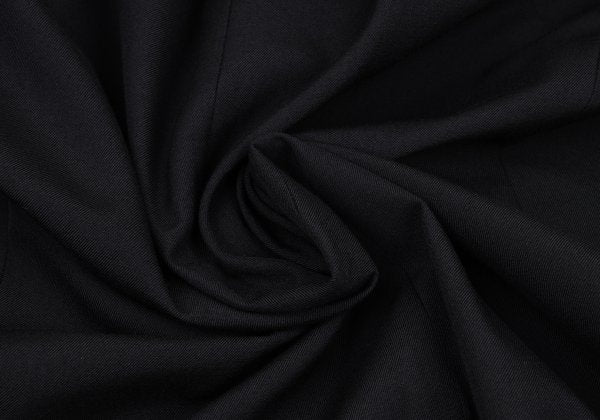 Y's for men Wool Gabardine Double Jacket Black Size 3