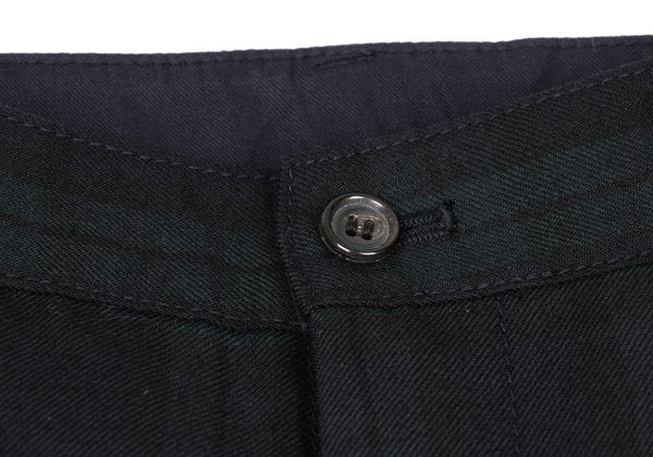 COMME des GARCONS HOMME Wool Black Watch Pants Size S