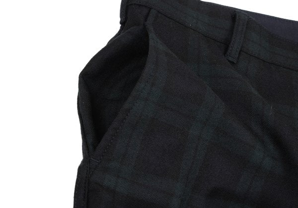 COMME des GARCONS HOMME Wool Black Watch Pants Size S