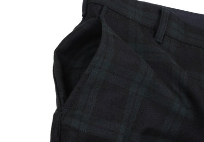 COMME des GARCONS HOMME Wool Black Watch Pants Size S