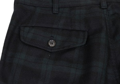 COMME des GARCONS HOMME Wool Black Watch Pants Size S