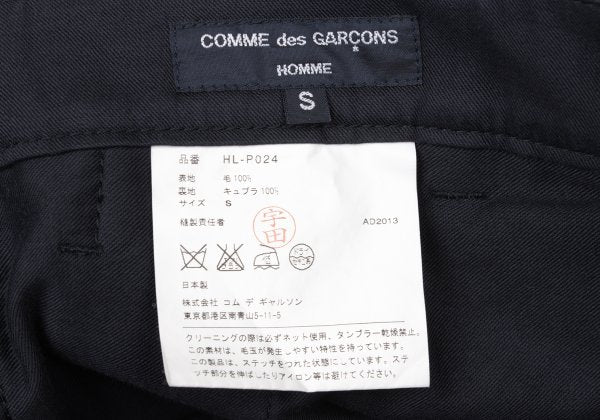 COMME des GARCONS HOMME Wool Black Watch Pants Size S
