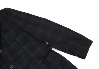 COMME des GARCONS HOMME Wool Black Watch Jacket Green Size S