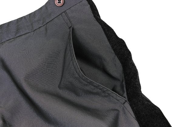 COMME des GARCONS SHIRT Side Brushed Tape Pants Gray Size L