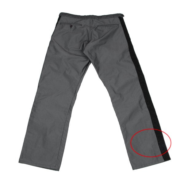 COMME des GARCONS SHIRT Side Brushed Tape Pants Gray Size L