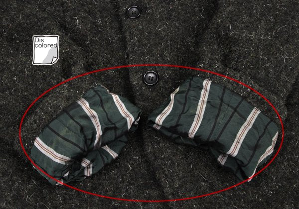COMME des GARCONS HOMME Fulling Wool 3B Dark Brown Jacket Size S