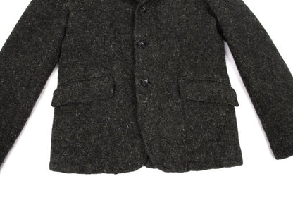 COMME des GARCONS HOMME Fulling Wool 3B Dark Brown Jacket Size S